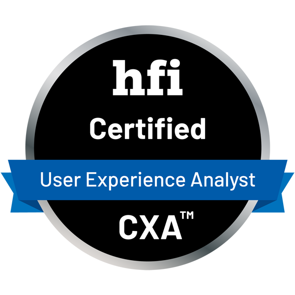 Certified User Experience Analyst (CXA™)